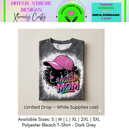 Autism Mom Bleached Inclusion Shirt | Limited Edition Tee | Custom Graphic Shirt | Unisex Adult Tee
