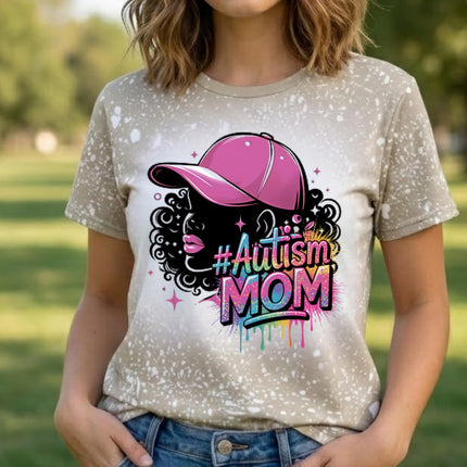 Autism Mom Bleached Inclusion Shirt | Limited Edition Tee | Custom Graphic Shirt | Unisex Adult Tee