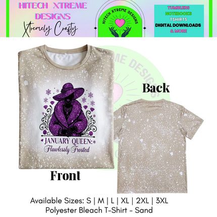 January Queen Shirt | Birthday Month T-Shirt | Royal Birthday Tee | Glam Graphic Shirt | Birthday Gift for Her