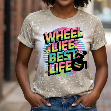 Wheelchair Diva 2 T-Shirt, Disability Awareness Wheelie Shirt, Mobility Inclusion support tee