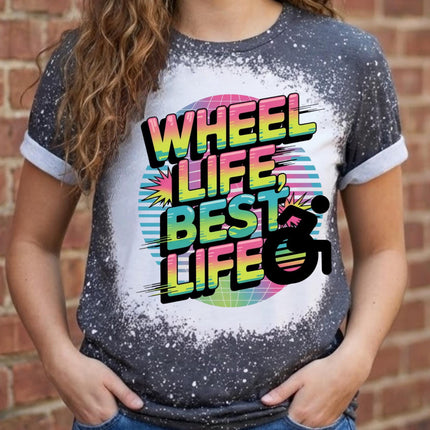 Wheelchair Diva 2 T-Shirt, Disability Awareness Wheelie Shirt, Mobility Inclusion support tee