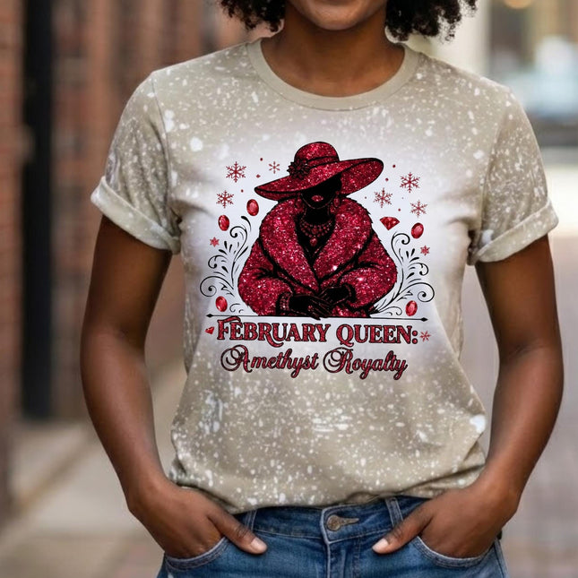 February Queen Birthday T-Shirt