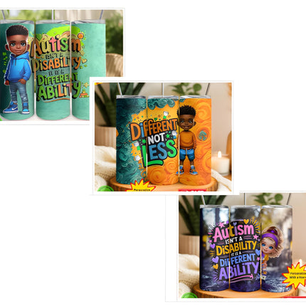 Autism Awareness Tumblers