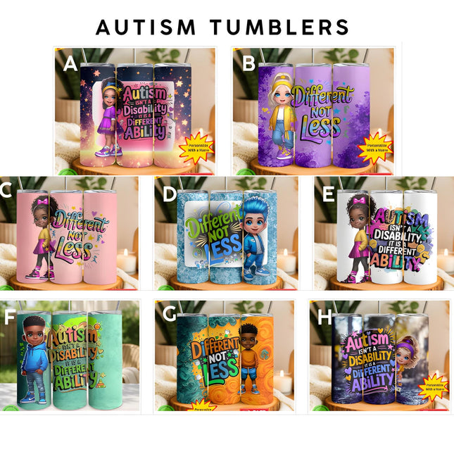 Autism Awareness Tumblers