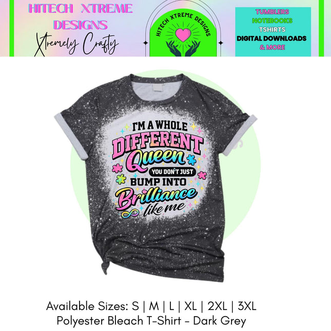 Different Queen Autism Inclusion T-Shirt