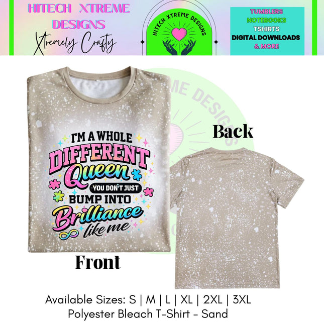 Different Queen Shirt, Autism Inclusion Tee, Neurodiversity Shirt, Autism Awareness T Shirt, Different Ability , Autism Mom, Inclusion Tee
