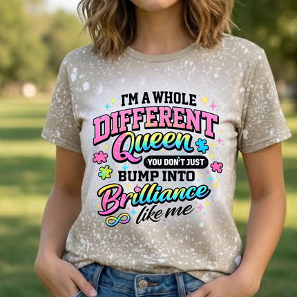 Different Queen Autism Inclusion T-Shirt
