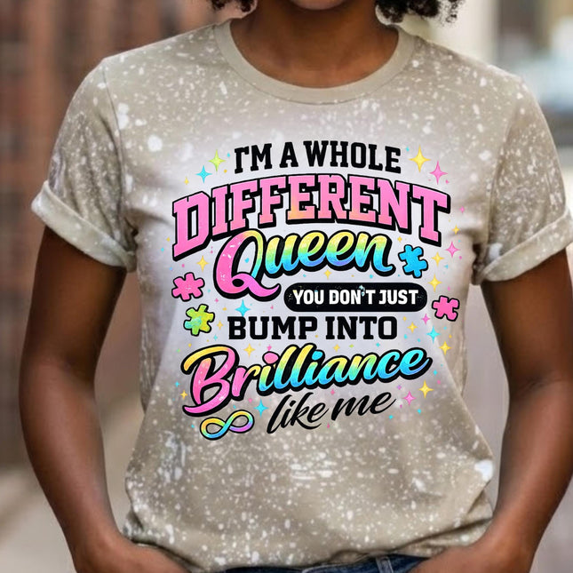 Different Queen Autism Inclusion T-Shirt