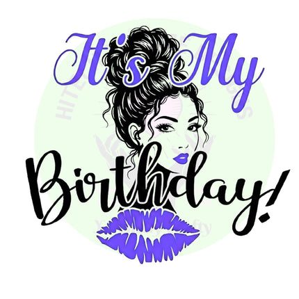 Birthday Bleached Shirt | It’s My Birthday Tee | Custom Birthday T Shirt | Bleach Wash Graphic Tee | Birthday Outfit for Women