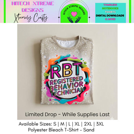 RBT Shirt Registered Behavior Technician Tee | ABA Therapist Shirt | Autism Support Gift | RBT Appreciation Shirt | Bleached Tee
