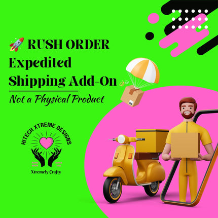 Rush Production + FedEx 2Day Shipping Upgrade (Priority + Fast Delivery)Expedited Shipping Upgrade | Must Purchase With Existing Order