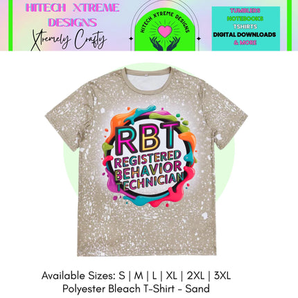 RBT Shirt Registered Behavior Technician Tee | ABA Therapist Shirt | Autism Support Gift | RBT Appreciation Shirt | Bleached Tee