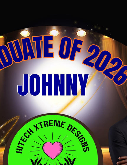 Graduation Photo Bundle | Personalized Graduation Gift | Custom Clack Fan Magnet Tumbler Set | Class of 2026 Senior Gift | Graduation Party