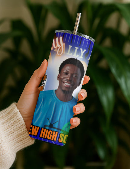 Graduation Photo Bundle | Personalized Graduation Gift | Custom Clack Fan Magnet Tumbler Set | Class of 2026 Senior Gift | Graduation Party