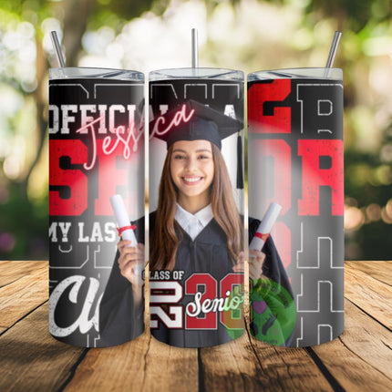 Graduation Photo Bundle | Personalized Graduation Gift | Custom Clack Fan Magnet Tumbler Set | Class of 2026 Senior Gift | Graduation Party