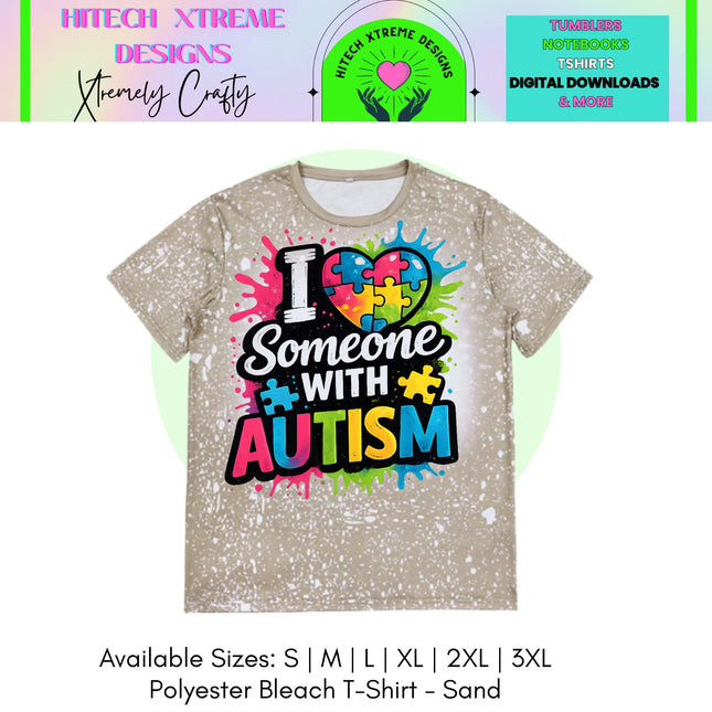 Autism Awareness Shirt, I Love Someone With Autism Tee, Puzzle Piece Shirt, Neurodiversity Shirt, Autism Mom Shirt, April Awareness Gift