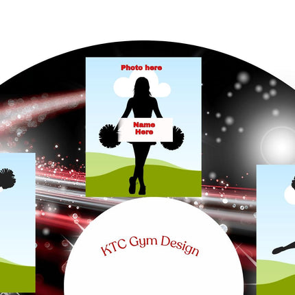 KTC Cheer Gym Custom Clack Fan