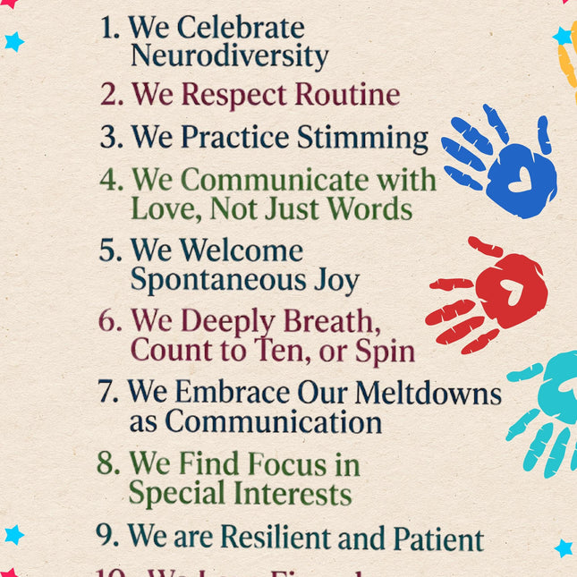 Autism Awareness Aluminum Sign 12x18 | In This House We Do Autism Sign | Neurodiversity Yard Sign | Outdoor Autism Support Sign | Fence Sign