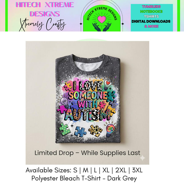 Autism Awareness Shirt, I Love Someone With Autism Tee, Puzzle Piece Shirt, Neurodiversity Shirt, Autism Mom Shirt, April Awareness Gift