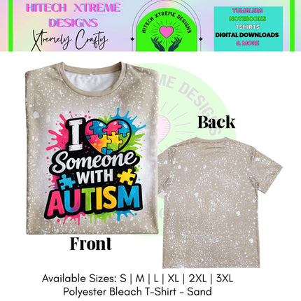 Autism Awareness Shirt, I Love Someone With Autism Tee, Puzzle Piece Shirt, Neurodiversity Shirt, Autism Mom Shirt, April Awareness Gift