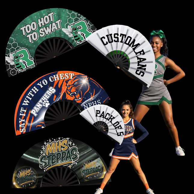Fan Friday Custom Clack Fan with Photo, Personalized Folding Fan, Friday Only Special, 25x13 Photo Fan