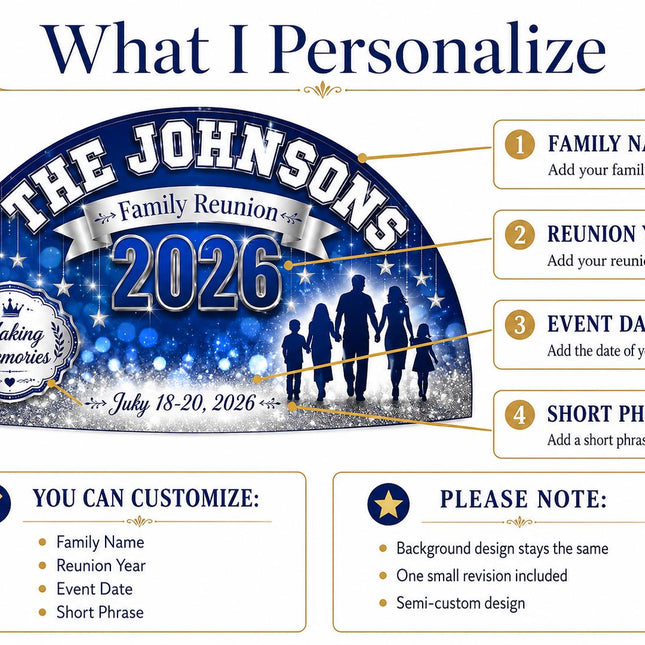 Custom Family Reunion Clack Fan, Personalized Family Name Fan, 2026 Reunion Favor, Bulk Family Party Hand Fan