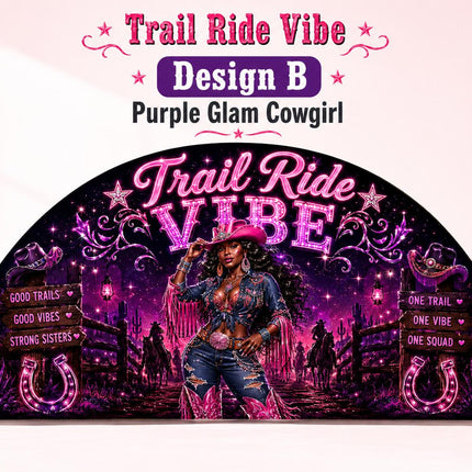 Trail Ride Vibe Clack Fan Collection | Cowgirl Western Fan | Choose A B C or D | Line Dance Party Fan | Trail Ride Fan