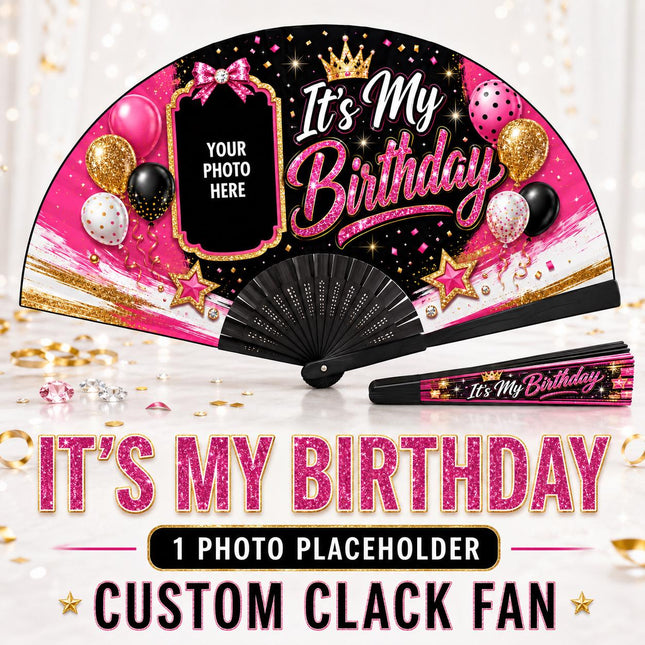 Custom Birthday Clack Fan