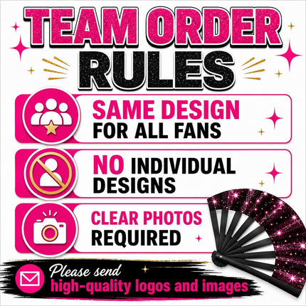 Custom Cheer Team Clack Fans