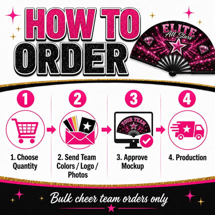 Custom Cheer Team Clack Fans