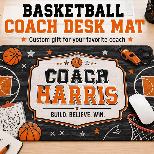 Custom 14x24 Personalized Desk Mat