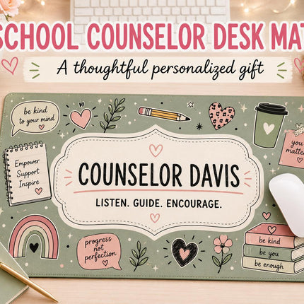 Custom 14x24 Personalized Desk Mat