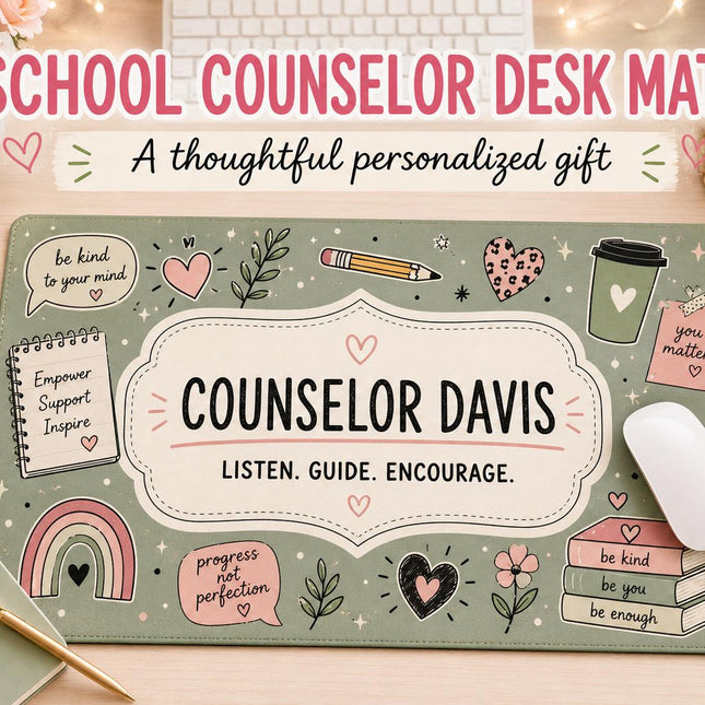 Custom 14x24 Personalized Desk Mat