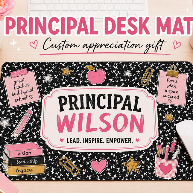 Custom 14x24 Personalized Desk Mat