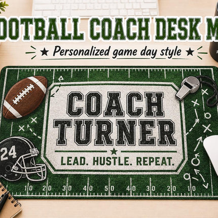 Custom 14x24 Personalized Desk Mat