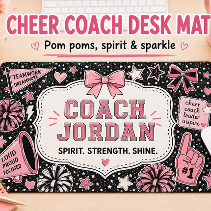 Custom 14x24 Personalized Desk Mat