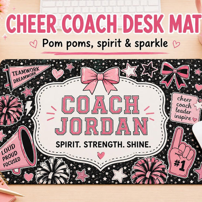 Custom 14x24 Personalized Desk Mat