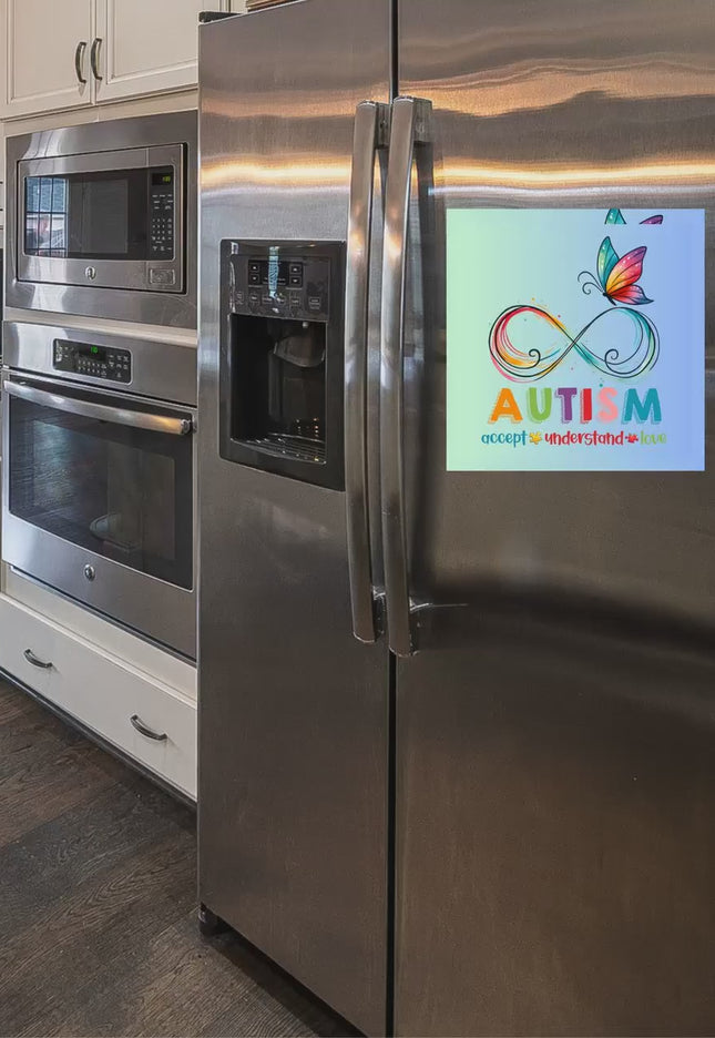 Autism Awareness Ribbon Magnet & Bumper Sticker Included: Waterproof Vinyl Bumper StickerSticker + Magnet Bundle